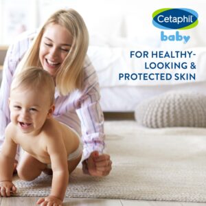 Cetaphil Baby Wash & Shampoo Plus Body Lotion, Healthy Skin Essentials, Head to Toe Hydration for up to 24 Hours, for Delicate, Sensitive Skin, 2-Pack,White