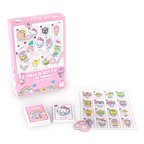 Hello Kitty Loteria Game - Custom Bingo Style Inspired by Spanish Words & Mexican Culture