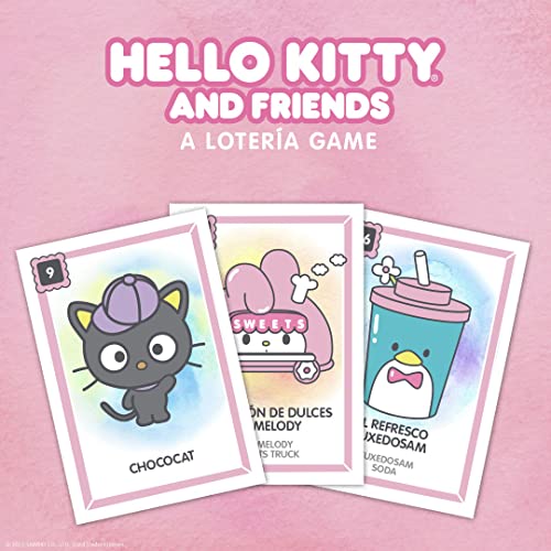 Hello Kitty Loteria Game - Custom Bingo Style Inspired by Spanish Words & Mexican Culture