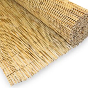 Backyard X-Scapes Natural Reed Fencing Decorative Fence for Backyard Garden Fencing Divider 4 ft H x 8 ft L