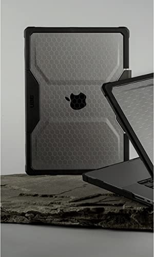 UAG Designed for MacBook Pro 14" Case 2021-2023 A2918 A2992 M3/M3 Pro/M3 Max, M2 Pro/Max, M1 Pro/Max Rugged Touch ID Military Drop Tested Plyo Laptop Cover by URBAN ARMOR GEAR, Translucent Clear Ice