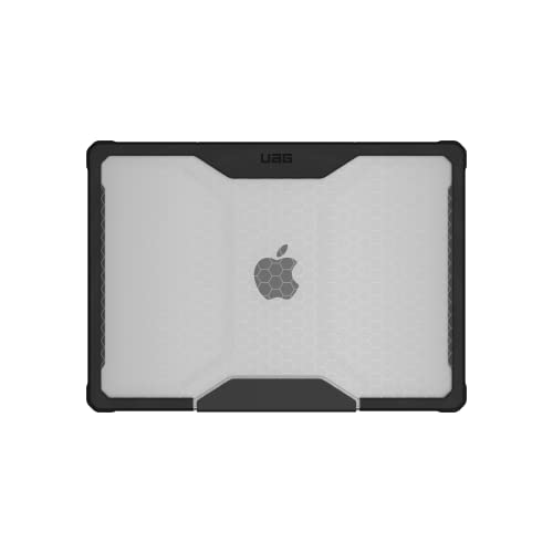 UAG Designed for MacBook Pro 14" Case 2021-2023 A2918 A2992 M3/M3 Pro/M3 Max, M2 Pro/Max, M1 Pro/Max Rugged Touch ID Military Drop Tested Plyo Laptop Cover by URBAN ARMOR GEAR, Translucent Clear Ice