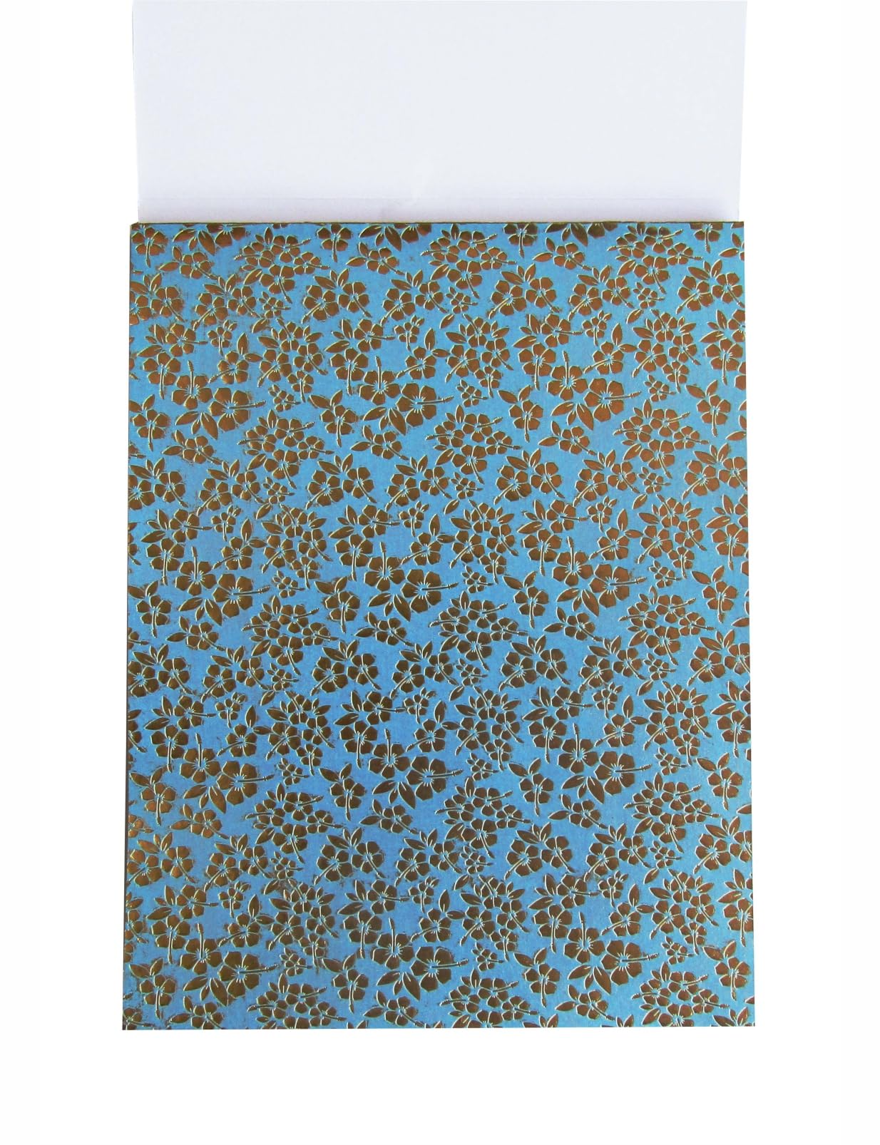 Paperhues Shades of Blue Handmade Scrapbook Paper 8.5 x 11" Pad, 36 Sheets (2 sheets each of 18 styles)