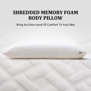 Basic Beyond Memory Foam Body Pillows for Adults - Supportive Long Body Pillows for Sleeping,20x54 Full Body Pillows for Side and Back Sleeper