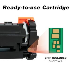 v4ink Compatible 215A Toner Cartridge (with Chip) Replacement for HP 215A W2310A W2311A W2312A W2313A Toner Black for HP Color Pro M182nw M183fw Printer Black Cyan Yellow Magenta 4-Pack