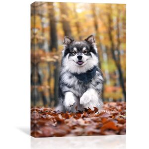 custom canvas prints with your photos,personalized pictures on canvas wall art for bedroom, living room, wedding baby pet family picture framed wall art (5"w x 7"h) - gift wrapping available