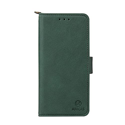 Fansipro Wallet Folio Case for Samsung Galaxy A40, Premium PU Leather Slim Fit Cover for Galaxy A40, 2 Card Slots, 1 Transparent Photo Frame Slot, Anti-Dust, Green