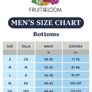 Fruit of the Loom Men's Eversoft Cotton Shorts with Pockets (S-4XL), 2 Pack-Black Heather, Large