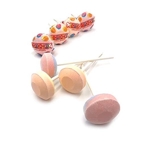 Smarties Lollipops Double Lollies Pops Assorted Fruit Flavored Candy, Gluten-Free (2 Pound Bag)