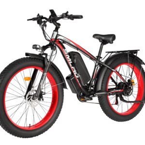 YinZhiBoo Electric Bike for Adults,Fat Tire Ebike 1000W Electric Mountain Bike Up to 31MPH,26" Electric Bike Long Range with UL 48V/17.5Ah Removable Battery, 21-Speed