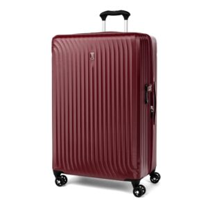 Travelpro Maxlite Air Hardside Expandable Luggage, 8 Spinner Wheels, Lightweight Hard Shell Polycarbonate, Cabernet, 3-Piece Set (21/25/28)