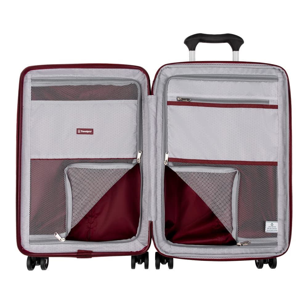 Travelpro Maxlite Air Hardside Expandable Luggage, 8 Spinner Wheels, Lightweight Hard Shell Polycarbonate, Cabernet, 3-Piece Set (21/25/28)