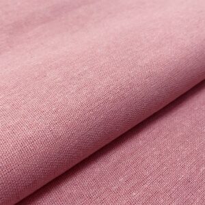 Linen Embroidery Fabric, Quilting Fabric Cloth Garments Crafts Accessories Square Embroidery Cloth, 20 by 62-Inch(Pink)