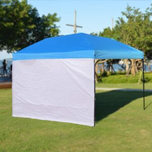 NINAT Canopy Sunwall Sidewall Gazebos Tent Waterproof for 8x8ft Pop up Canopy Straight Leg Gazebos Outdoor Instant Canopies 1 Pcs White Canopy Sidewall Only