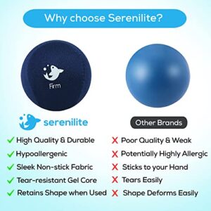 Serenilite Stress Balls for Adults, Anxiety Relief Items, Grip Strength Trainer, Meditation Accessories, Hand Grip Strengthener, Physical Therapy Equipment, Fidget Ball, Hand Grip Exerciser.