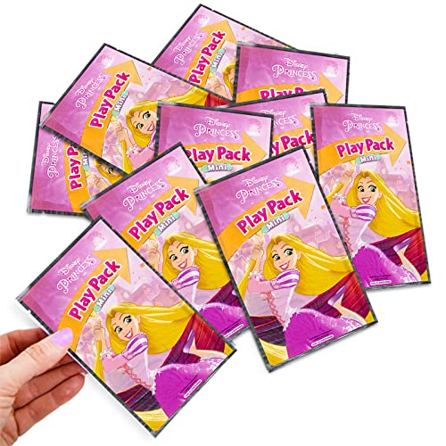 Beach Kids Disney Princess Party Favors Set for Girls - Bundle with 24 Mini Princess Play Packs with Mini Coloring Pages, Crayons, Stickers and More (Disney Princess Birthday Party Supplies)