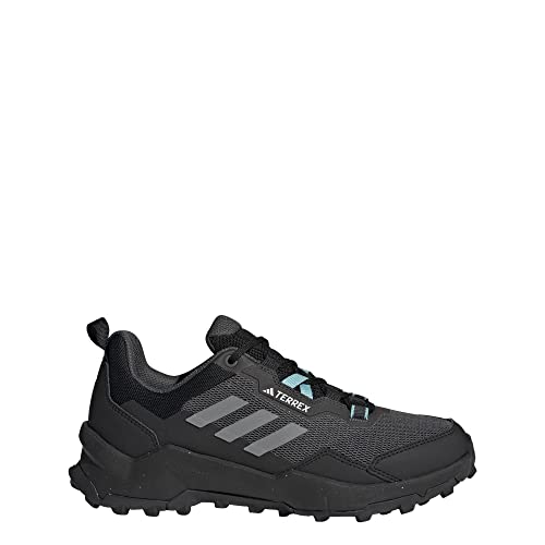 adidas Women's Terrex AX4 Sneaker, Core Black/Grey/Mint Ton, 9