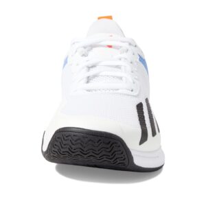 adidas Men's Courtflash Speed Tennis Shoe, White/Black/Black, 11.5