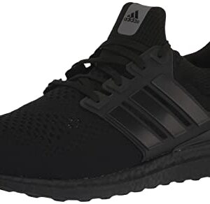 adidas Men's Ultraboost 1.0 Running Shoe, Black/White/Beam Green, 11