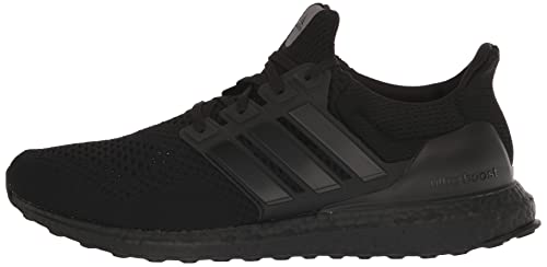 adidas Men's Ultraboost 1.0 Running Shoe, Black/White/Beam Green, 11