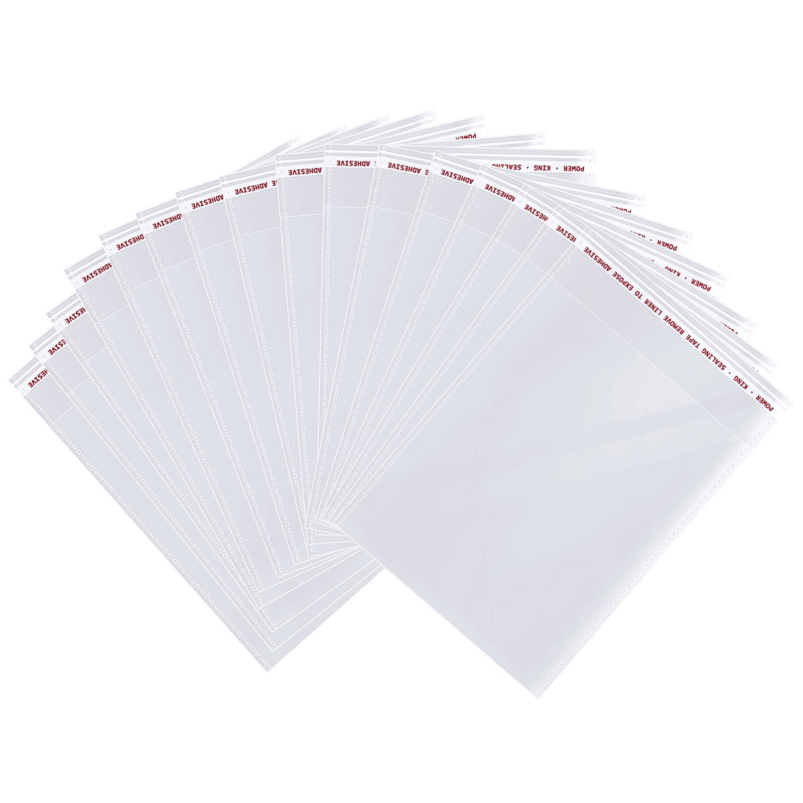 10” x 13” Clear Resealable Cellophane Bags 300 pcs, Self-sealing Clear Bags for Packaging Products Self-adhesive Cello Bags for Clothes, T-shirts, Pants and Gifts, 300 ct in Bulk