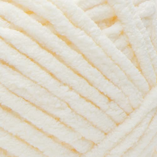 Bernat Blanket Vintage White Yarn - 2 Pack of 300g/10.5oz - Polyester - 6 Super Bulky - 220 Yards - Knitting/Crochet