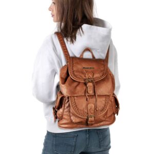 Montana West Backpack Purse for Women Soft Washed Leather Drawstring Casual Travel Large Backpacks