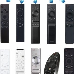 Universal Smart Remote for Samsung TV wih voie Control compatble with LED QLED 4K 8K Curved TVs, 3 Shortcut Buttons for Netflix, Samsung TV,Prime Video w/1 Year Warranty