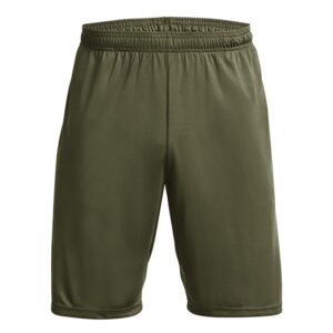under armour men's tech graphic shorts , (390) marine od green / / black, x-large