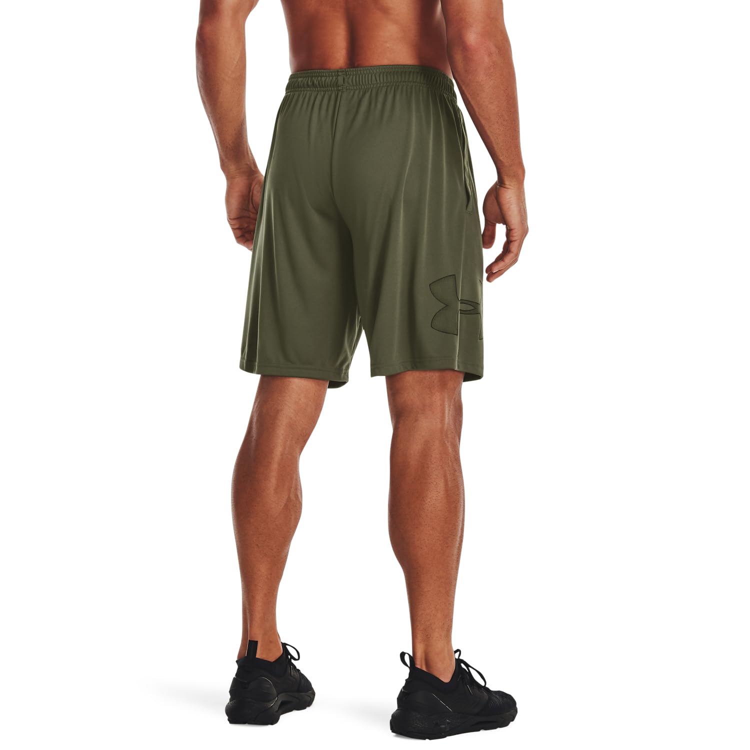 Under Armour Men's Tech Graphic Shorts , (390) Marine OD Green / / Black, X-Large