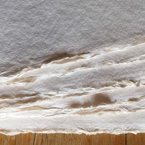 Artway Indigo Handmade 100% Cotton-Rag Paper Packs - 250gsm Mid Texture: A6, White