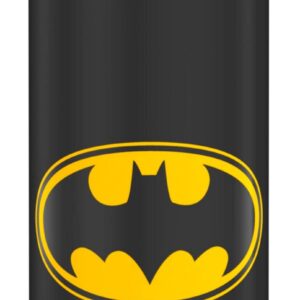 THERMOS FUNTAINER 16 Ounce Stainless Steel Vacuum Insulated Bottle with Wide Spout Lid, BATMAN