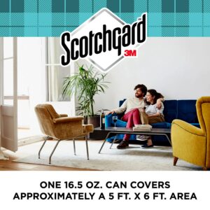 Scotchgard Rug & Carpet Cleaner, Fabric Cleaner Blocks Stains, Cleaning Sprays Make Cleanup Easier, Two 16.5 oz Cans