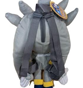 Accessory Innovations 18 Silver Sonic Plush Backpack Standard B21SH50643-WL 0