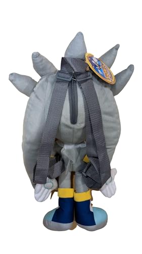 Accessory Innovations 18 Silver Sonic Plush Backpack Standard B21SH50643-WL 0