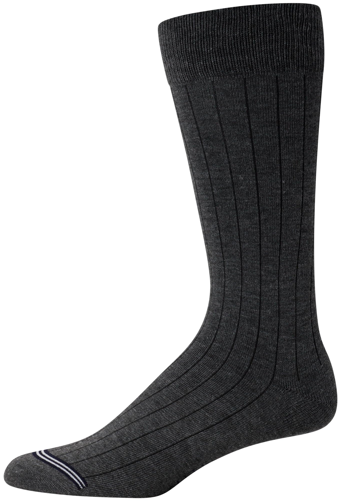 Nautica Men's Dress Socks - Solid Crew Socks (10 Pack), Size 6-12.5, Khaki/Navy/Black