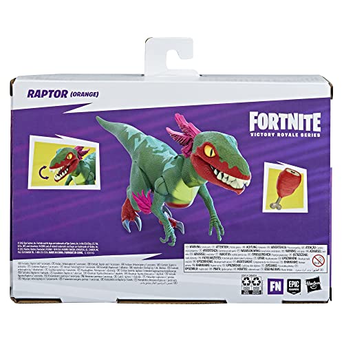 FORTNITE Victory Royale Series Raptor (Orange) Collectible Action Figure with Accessories for 8+ Years, 6-inch