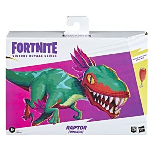 FORTNITE Victory Royale Series Raptor (Orange) Collectible Action Figure with Accessories for 8+ Years, 6-inch