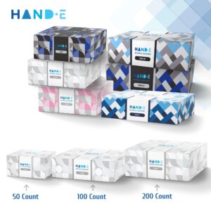 Hand-E Touch White Nitrile Disposable Gloves X-Large, 50 Count - Food Prep, Salon, Hair Dye, Esthetician, Kitchen Gloves - Powder and Latex Free Rubber Gloves