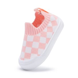 Baby Walking Shoes First Boy Girl Walker Infant Sock Tennis Mesh Sneakers Breathable 6 9 12 18 24 Months Pink Size 12-18 Months Infant