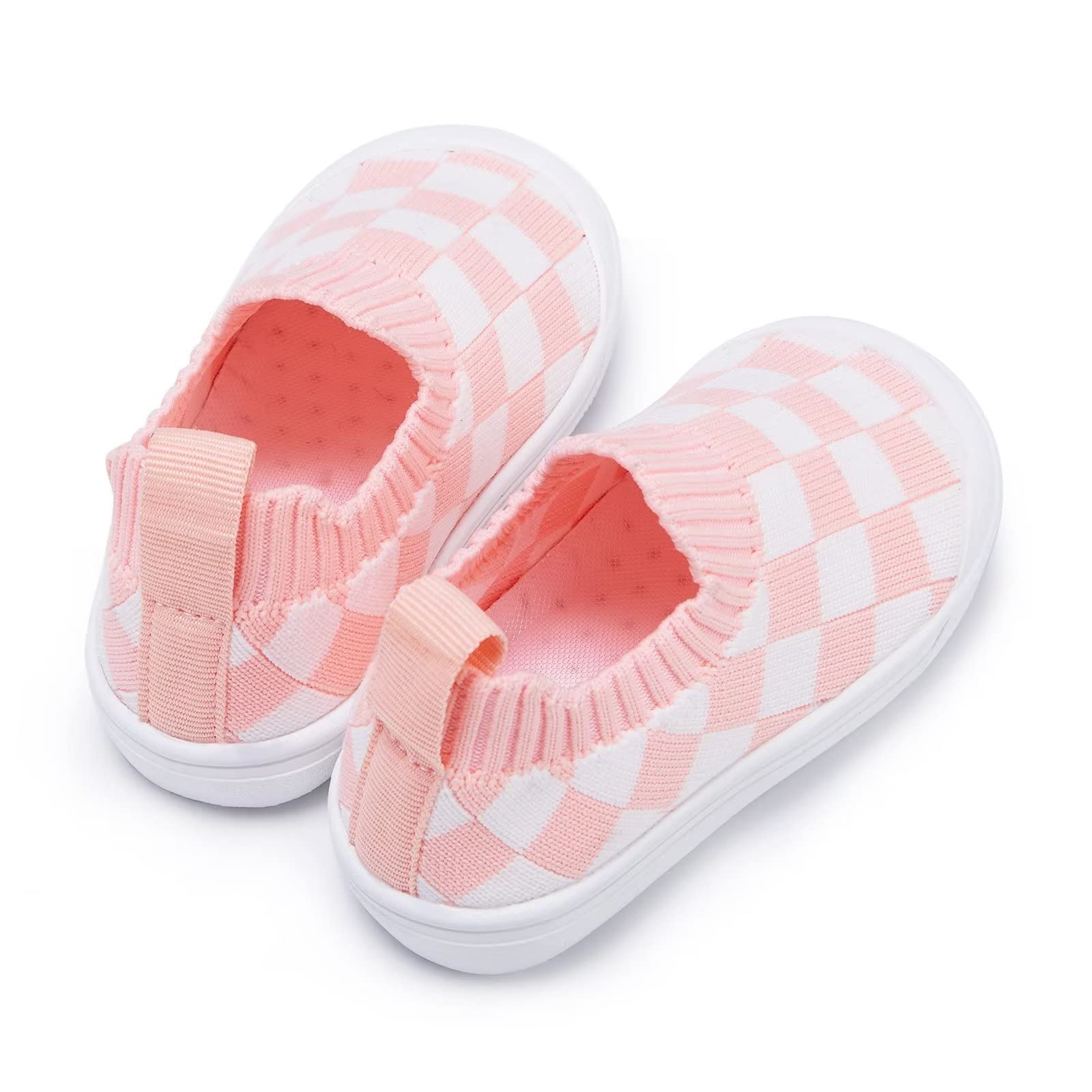 Baby Walking Shoes First Boy Girl Walker Infant Sock Tennis Mesh Sneakers Breathable 6 9 12 18 24 Months Pink Size 12-18 Months Infant