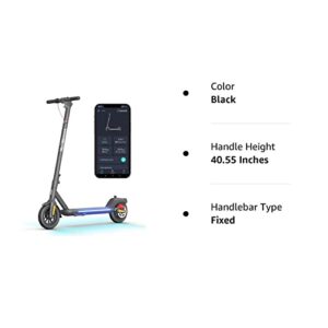 Electric Kick Scooter, 9 inch Pneumatic Tubeless Tires, Max Speed 15.5MPH, Max 15.5/18.6 Miles, 250W/350 Motor, Foldable Electric Scooter for Adults, Max Weight Capacity 220lbs-White