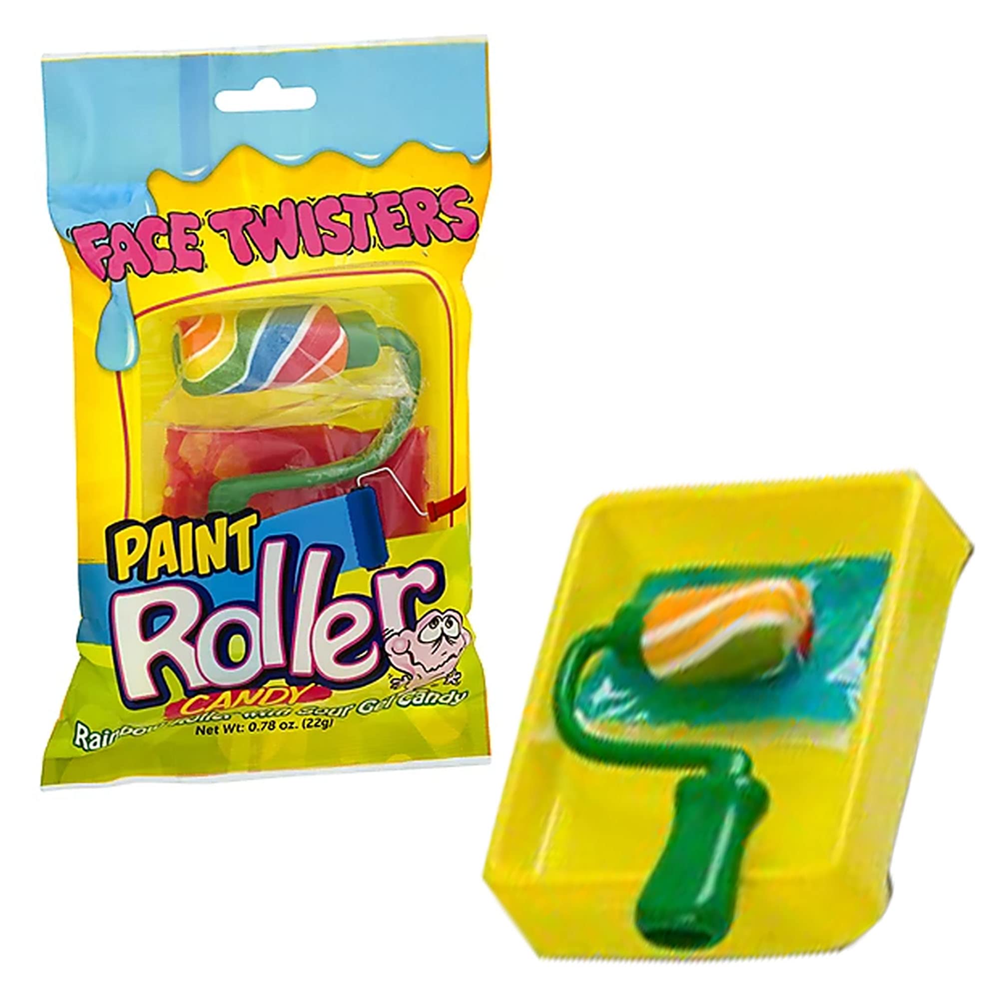 Face Twisters Paint Roller Candy - 3 pack