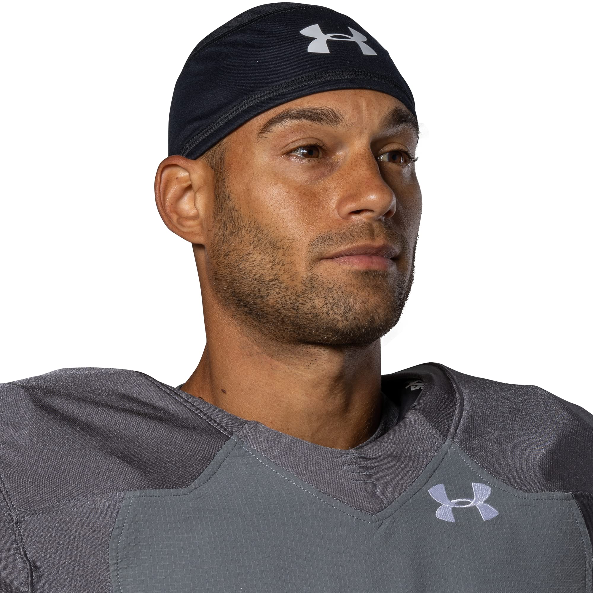 Under Armour unisex adult UA20900 Football Skull Cap, Bk, One Size US Black