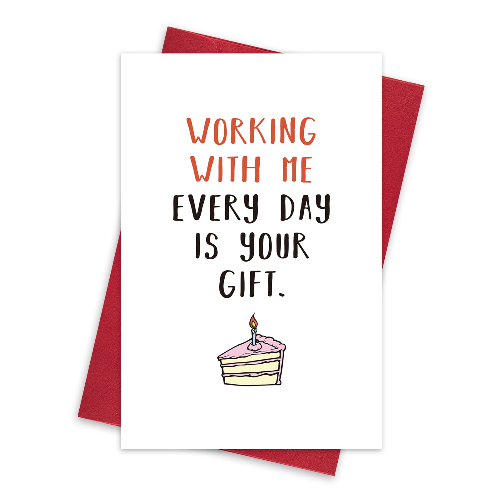 Ulbeelol Pompous Colleague Birthday Card, Funny Work Bestie Bday Card, Rude Boss B-day Card, Arrogant Birthday Card for Workmate