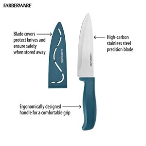 Farberware Chef Knife Set, 4 Piece, Multicolored