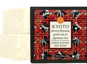 Greenwich Bay Destination Exfoliating Spa Soaps 7 Piece Set of 6.35 Ounce Bars - Travel to London, Kyoto, Tahiti, Paris, Fiji, Morocco, and Sicily without leaving your home!