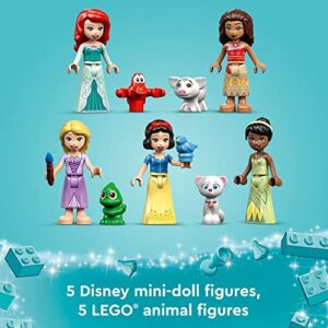 LEGO Disney Princess Ultimate Adventure Castle Building Toy 43205, Kids Can Build a Toy Disney Castle, Disney Gift Idea for Boys Girls with 5 Disney Princess Mini-Dolls, Ariel, Rapunzel and Snow White