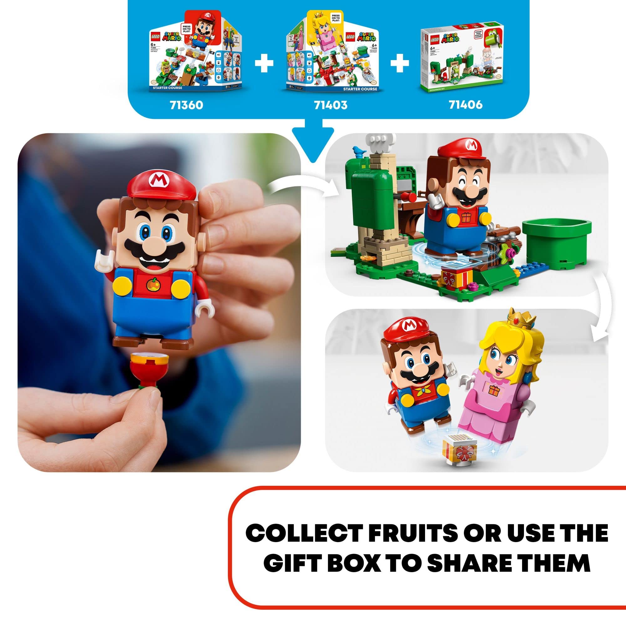 LEGO Super Mario Yoshi's Gift House Expansion Building Toy Set 71406 - Featuring Iconic Yoshi and Monty Mole Figures, Great Gift for Boys, Girls, Kids, or Fans of The Games and Movie Ages 6+