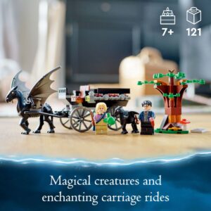 LEGO Harry Potter Hogwarts Carriage & Thestrals Set 76400, Building Toy for Kids 7 Plus Years Old with 2 Winged Horse Figures and Luna Lovegood Minifigure